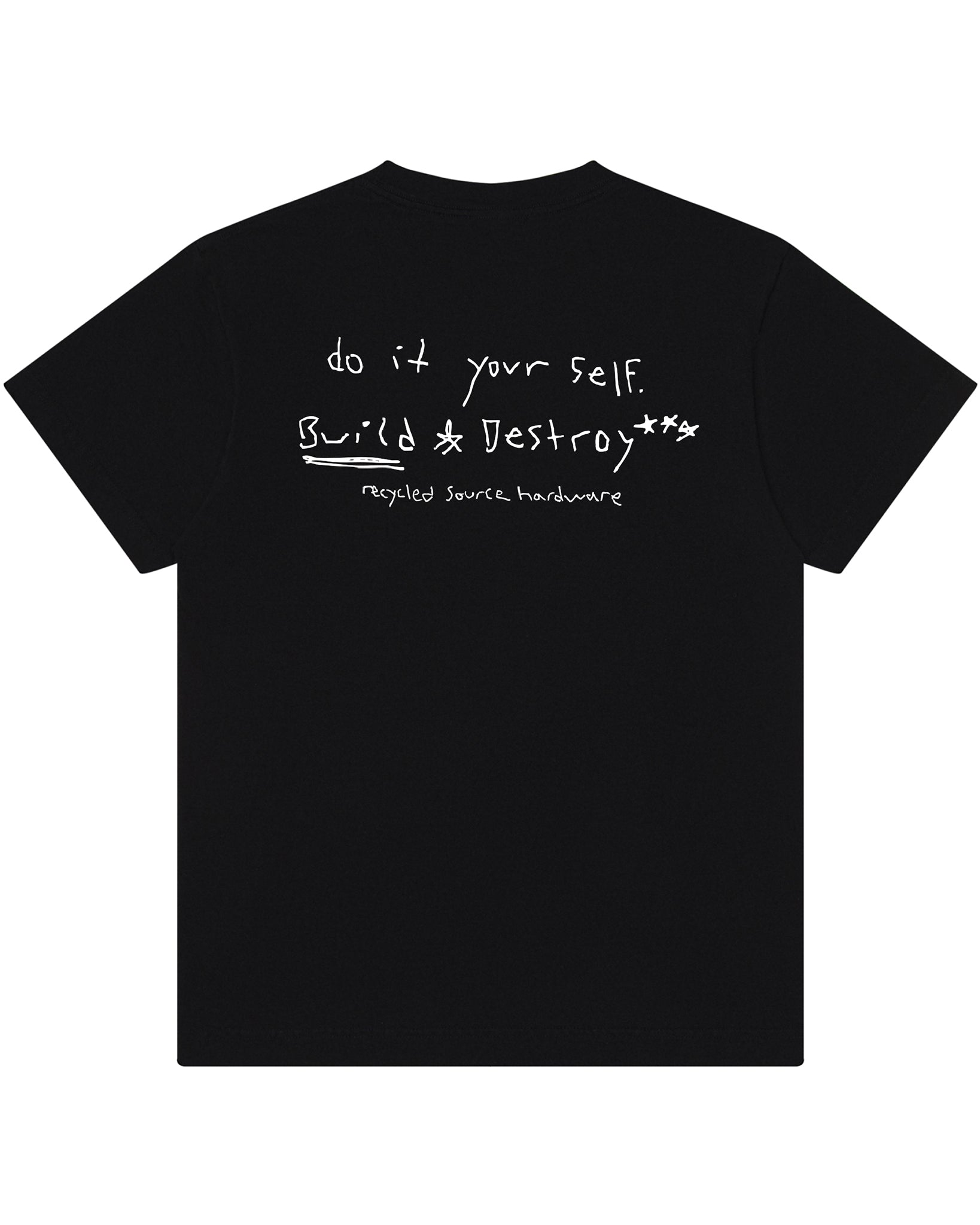 BUILD & DESTROY TSHIRT BLACK